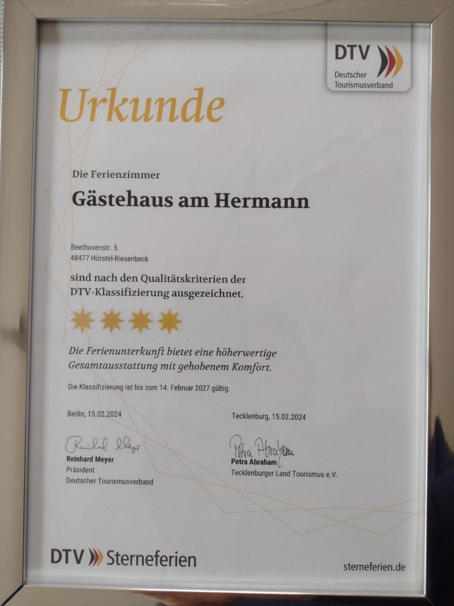 Gaestehaus Am Hermann Hoerstel Luaran gambar