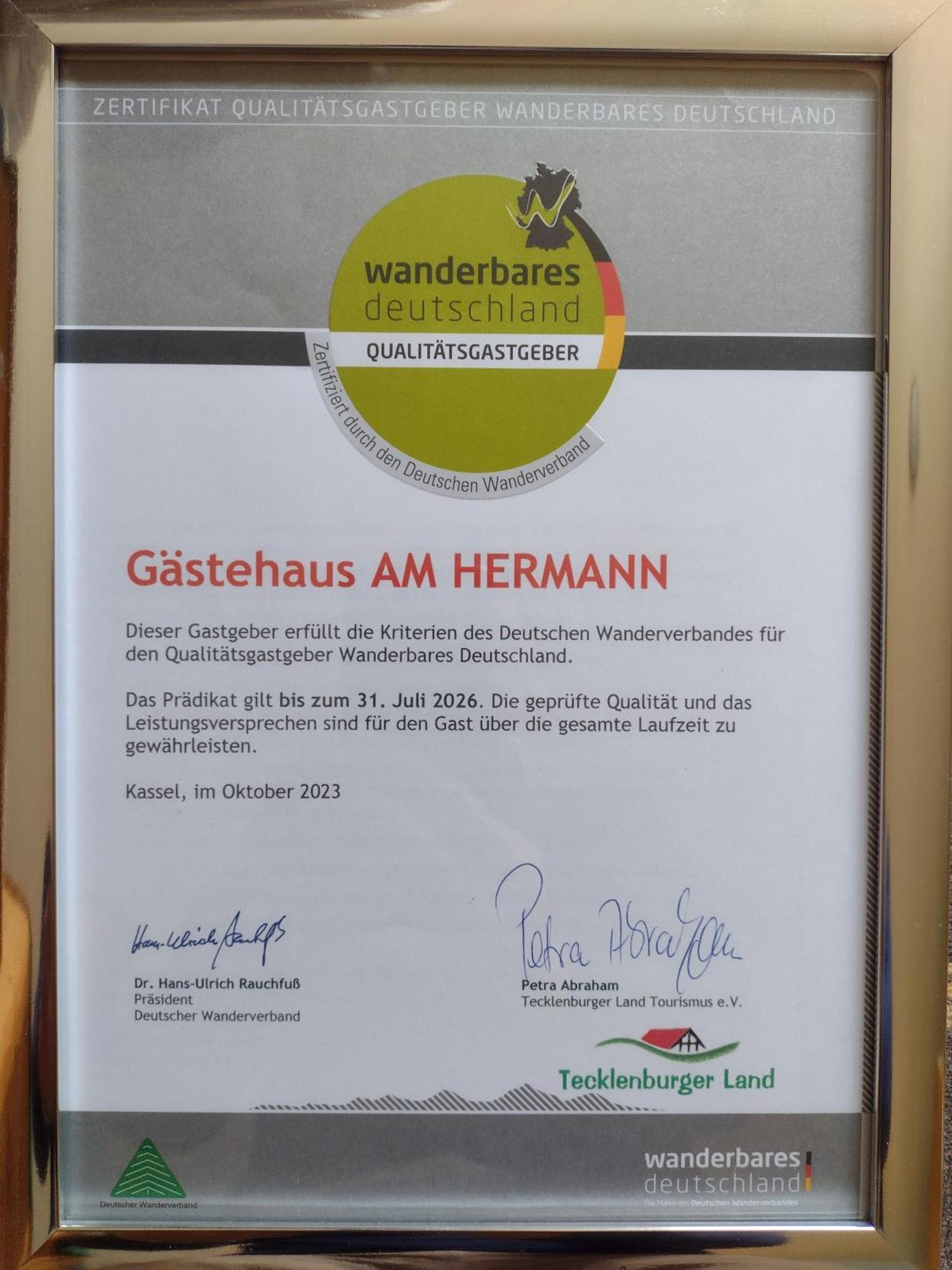 Gaestehaus Am Hermann Hoerstel Luaran gambar